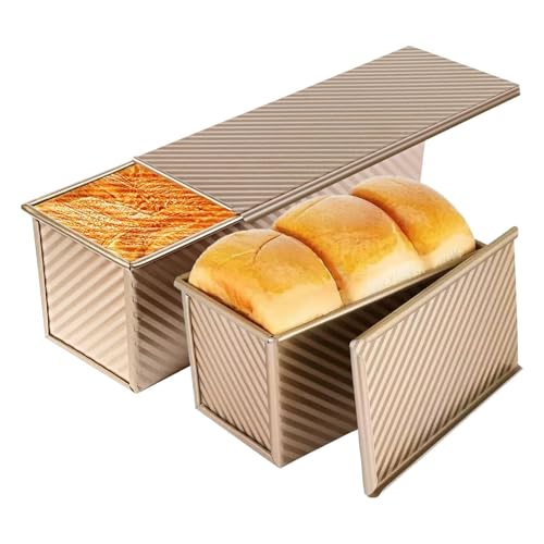 Barlket Toastbrot Backform mit Deckel, 1000g...