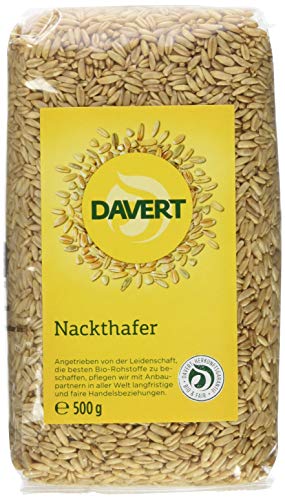 Davert Nackthafer, 4er Pack (4 x 500 g) - Bio