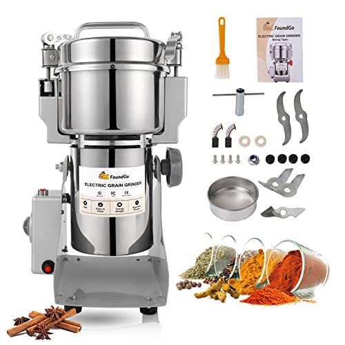 FoundGo Elektrische Getreidemühle [800g...