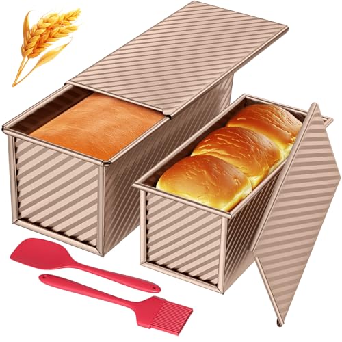 JSCORES Toast Brot Backform Set, 4PCS...